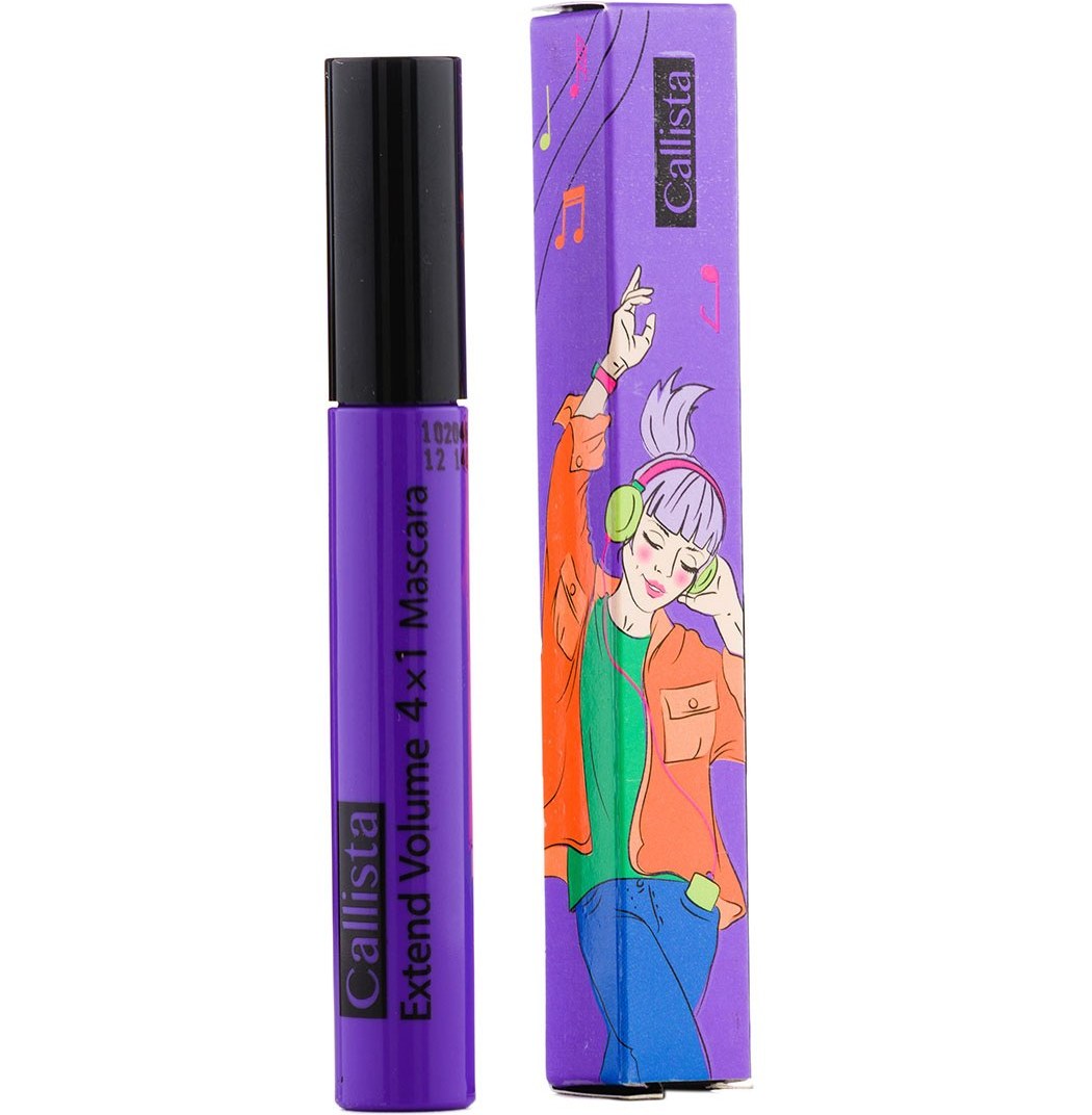 تصویر ریمل کالیستا حجم دهنده اکستند ولوم چهار کاره بنفش(اصل) 